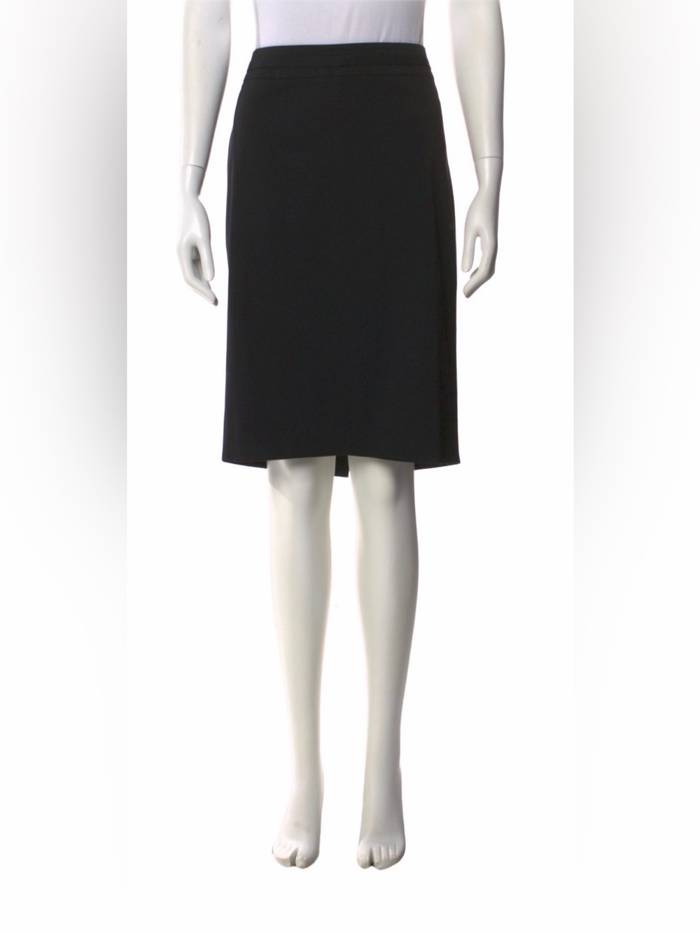 Gucci Black Silk Knee-Length pencil skirt